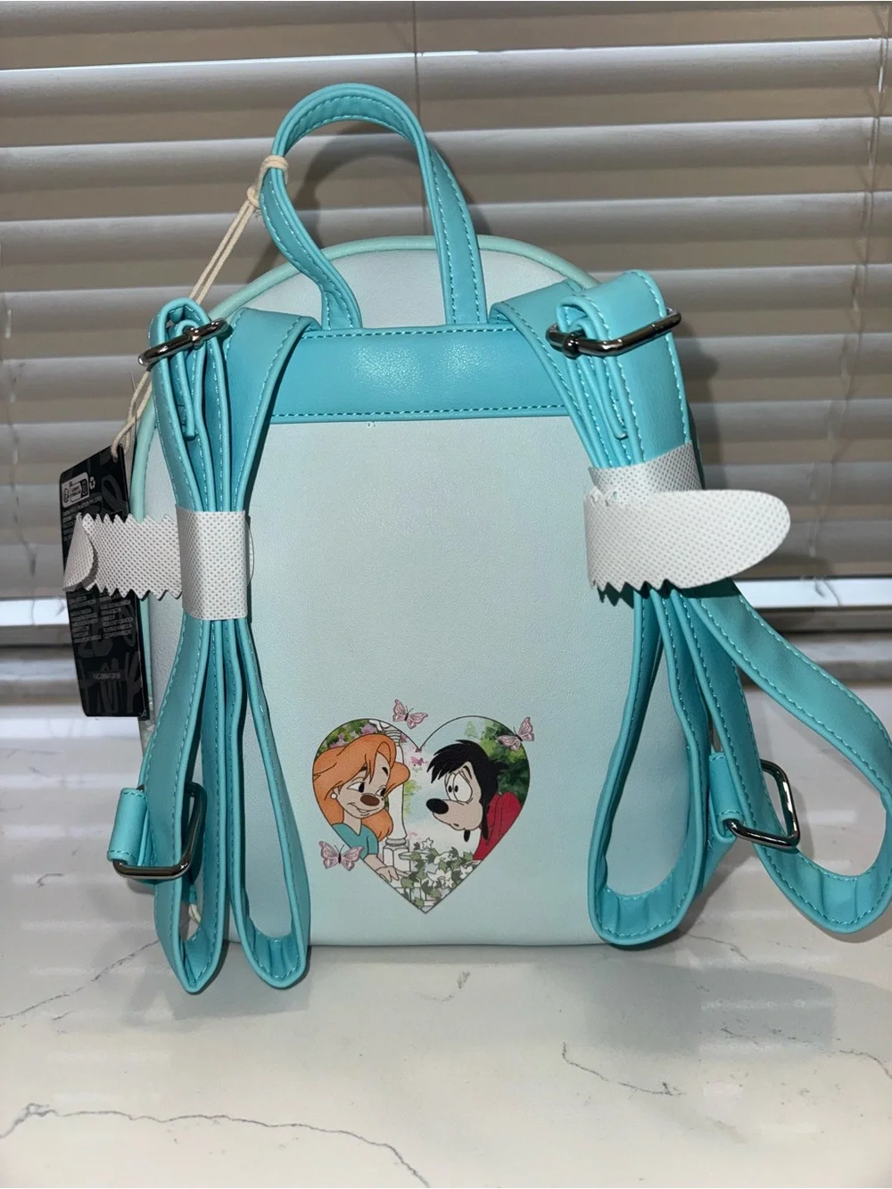 Loungefly Kids Mint Green Goofy & Friends Mini Backpack
